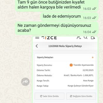 Siparişim 13 Gündür Yok, İletişime Geçilemiyor