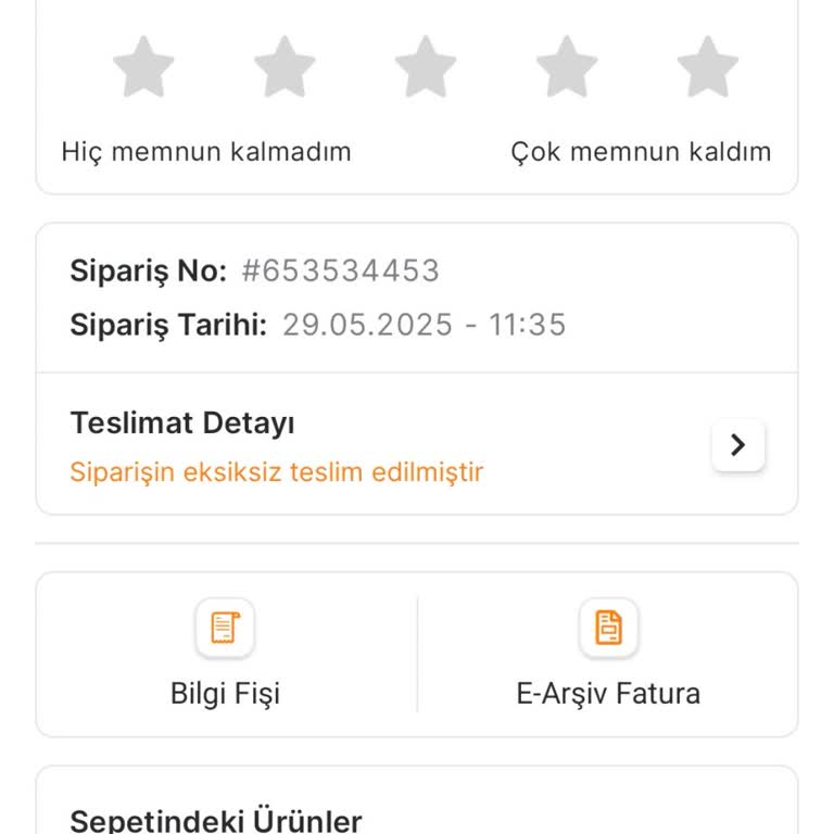 Migros Sanal Markette İptal Edilen Siparişin İadesi Yapılmadı