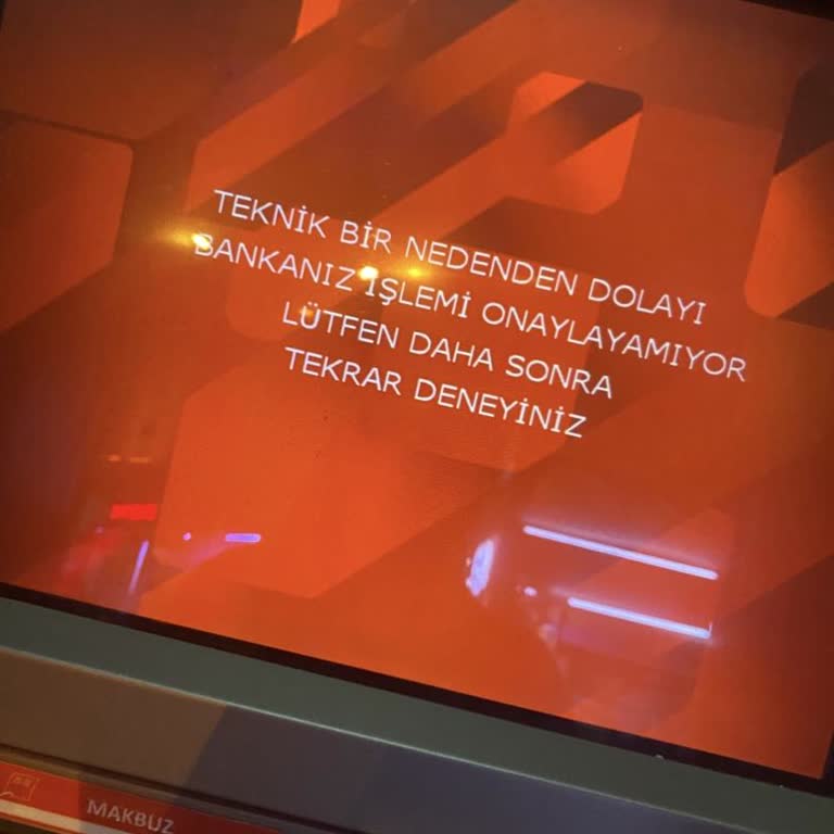 Ziraat Bankası ATM Kartıma Erişemiyorum Ve Mobil Bankacılık Çalışmıyor