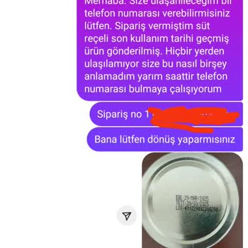 Son Kullanım Tarihi Geçmiş Ürün Ve Ulaşılamayan Müşteri Hizmeti Hayal Kırıklığı