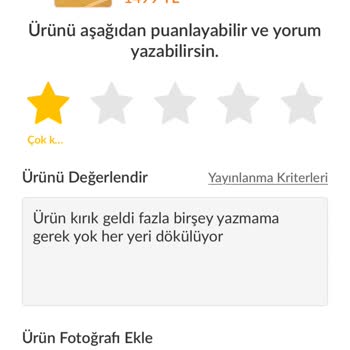 Sürekli Kırık Ürün Ve İlgisiz Hizmet