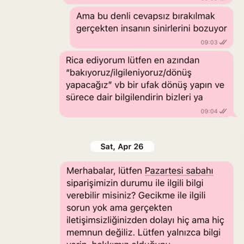 Siparişim Teslim Edilmiyor, Mağdur Ediliyorum!
