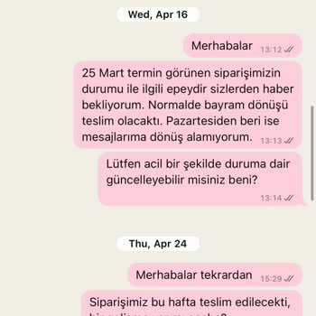 Siparişim Teslim Edilmiyor, Mağdur Ediliyorum!