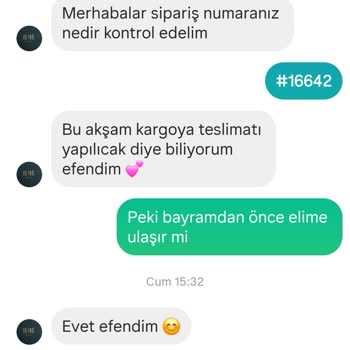 Siparişimin Kargoya Verilmemesi Ve İletişimsizlik