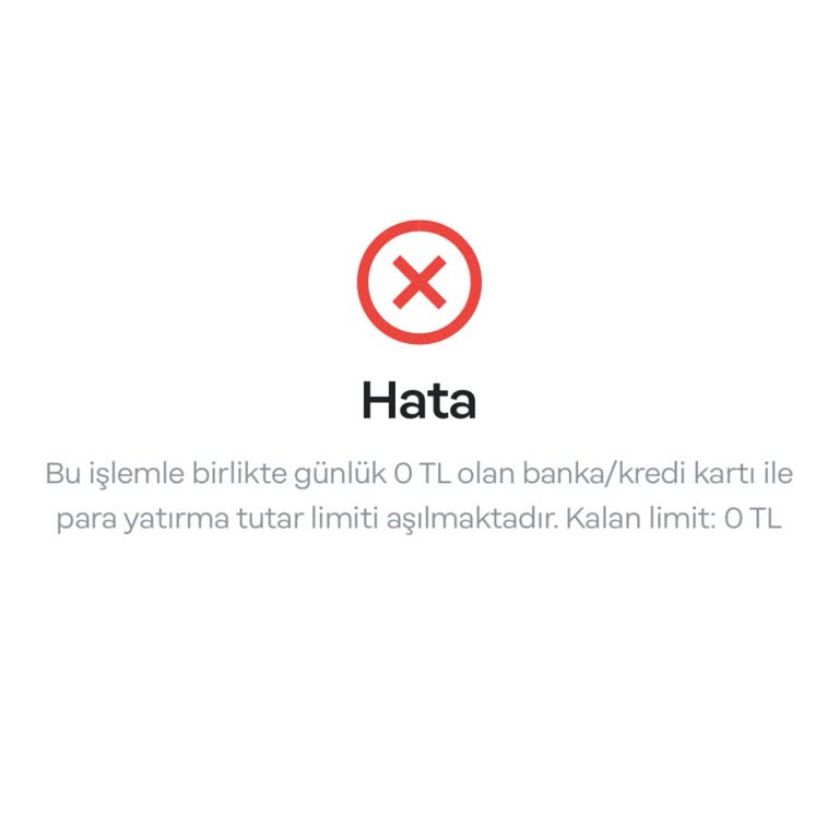 Papara'da Para Yatırma Limiti Sıfırlandı, Acil Destek Alamıyorum