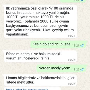 WhatsApp Üzerinden Vaat Edilen Bonus Sonrası Engellenmek