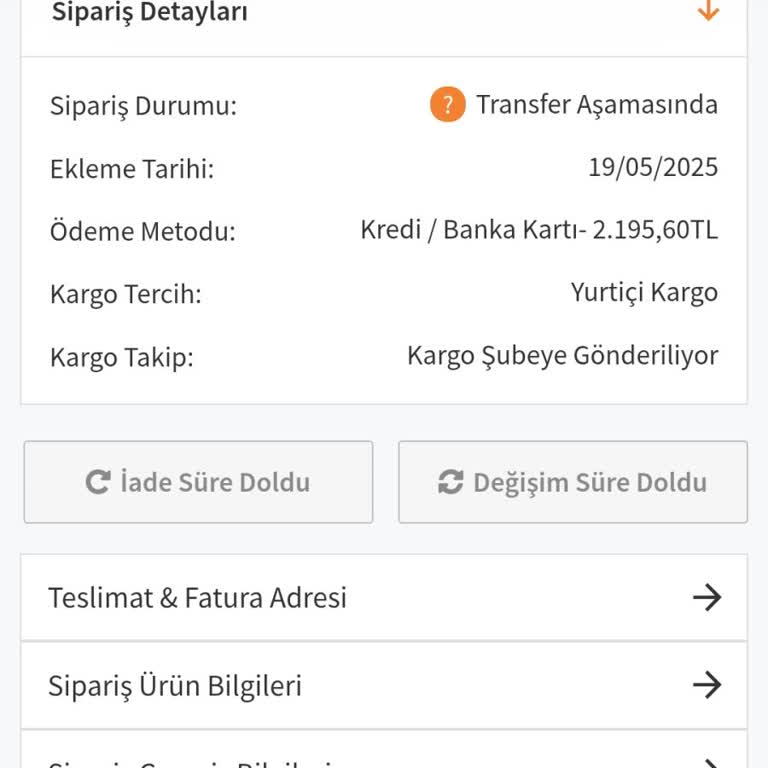 Gizce'den Aldığım Ürünler Gönderilmiyor, İletişim Yetersiz