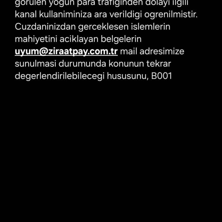 Hesabım Haksız Yere Kapatıldı, Belge Talebine Anlam Veremiyorum