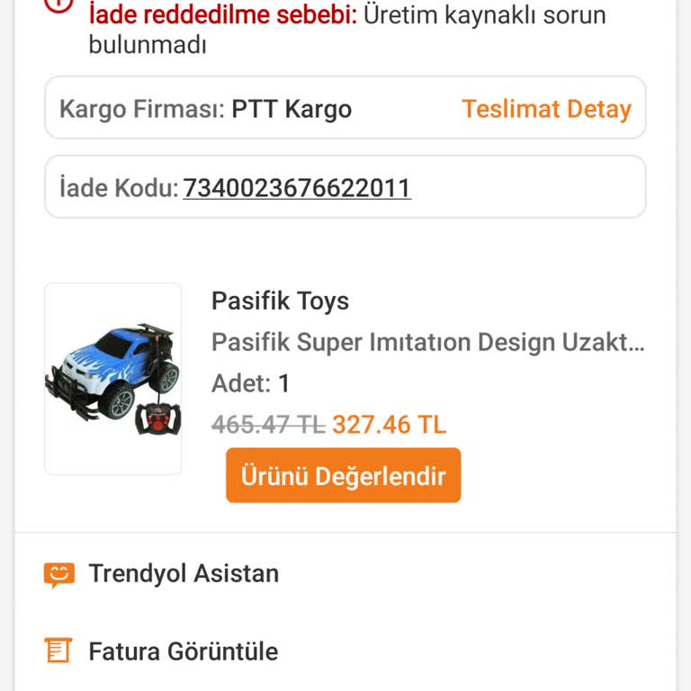 Trendyol Müşteri Memnuniyeti Sadece Sözdeymiş!