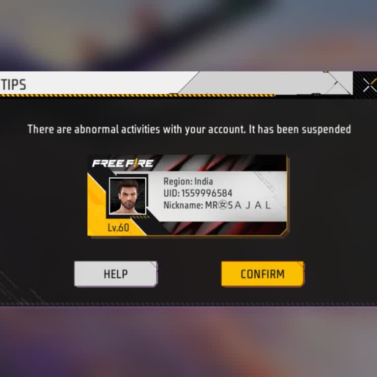 Please Unban My Garena FF ID