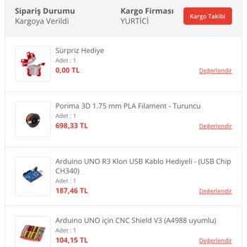 Robotistan Siparişimde Yanlış Ürün Gönderildi, Mağduriyetim Giderilmiyor