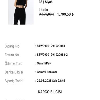 İpekyol Online Siparişim Gönderilmedi, İptal Sonrası İade Sorunu Yaşadım