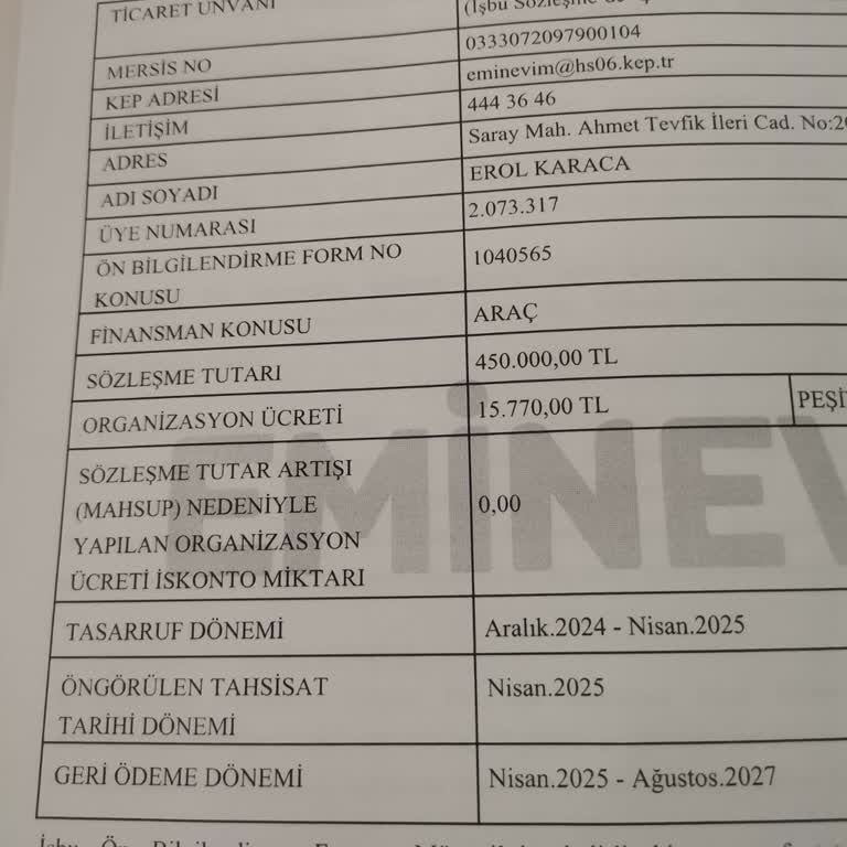 Eminevim Sözleşme Şartlarına Uyulmadı, Araç Teslimatı Sürekli Ertelendi