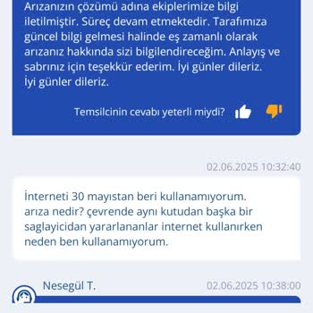 TurkNet İnternet Kesintisi Ve Verilen Sözlerin Tutulmaması Mağduriyet Yaratıyor