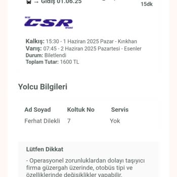 Otobüs Yolculuğunda Kaybolan Sıva Makinesi Motoru İçin Sorumluluk Alınmıyor