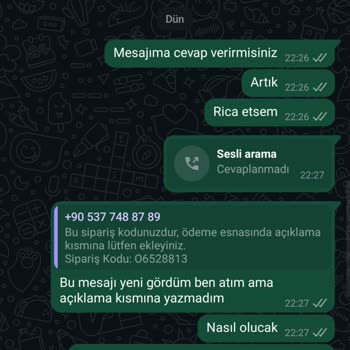 Ödeme Sonrası Tamamen Cevapsız Kalan Satıcı Deneyimi