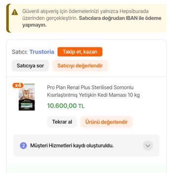Teslim Alınmayan Ürün İçin İşlem Tamamlandı Görünüyor
