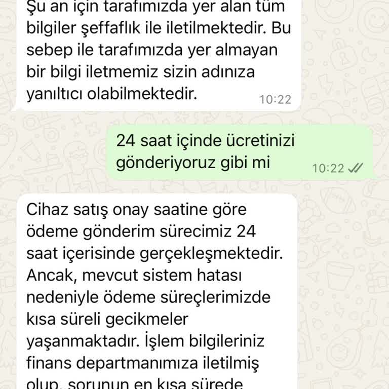 Satılan Telefonun Ücreti Günlerdir Yatırılmıyor