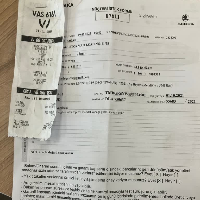 Yetkili Serviste Akü Testi Sonrası Akü Arızası Ve Mağduriyet