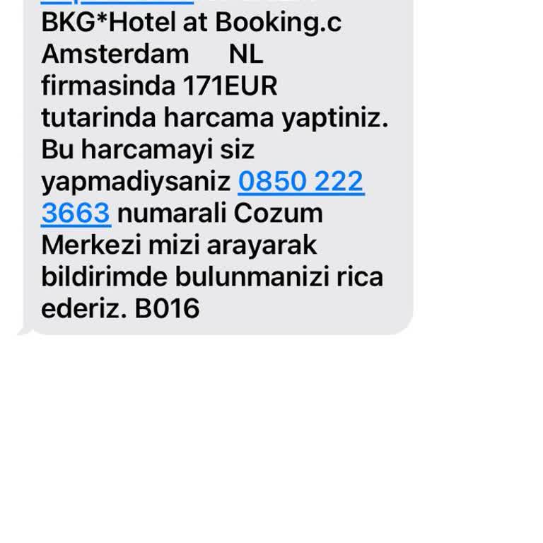 Bilgim Dışında Yapılan Kart Harcaması İçin Bankadan Destek Alamıyorum