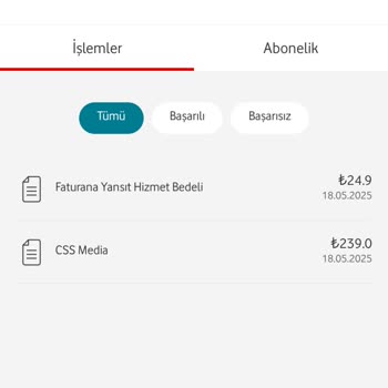 Vodafone Mobil Ödemede İzinsiz Satın Alma Mağduriyeti