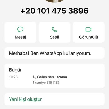 Bilinmeyen Yabancı Numara Üzerinden WhatsApp Araması Hakkında Endişe