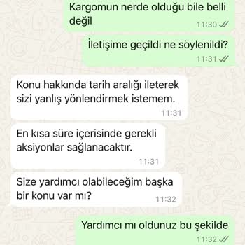 Zara Siparişim Teslim Edilmedi, Müşteri Hizmetleri İlgisiz