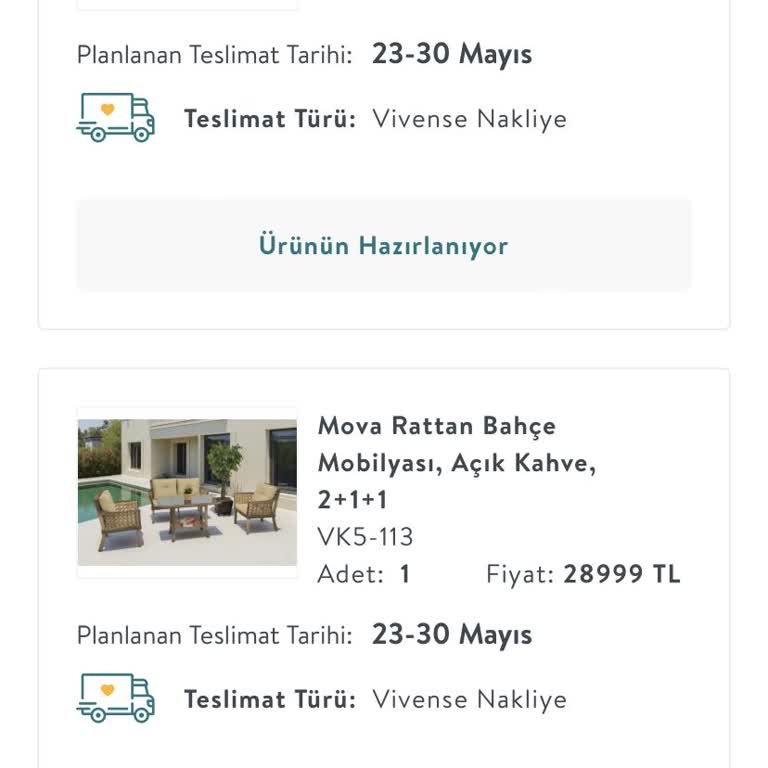 Vivense'den Sipariş Gecikmesi Ve İlgisiz Müşteri Temsilcileri