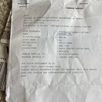 Ajet Uçuşunda Bavulum Hasar Gördü, Mağduriyetim Giderilmiyor