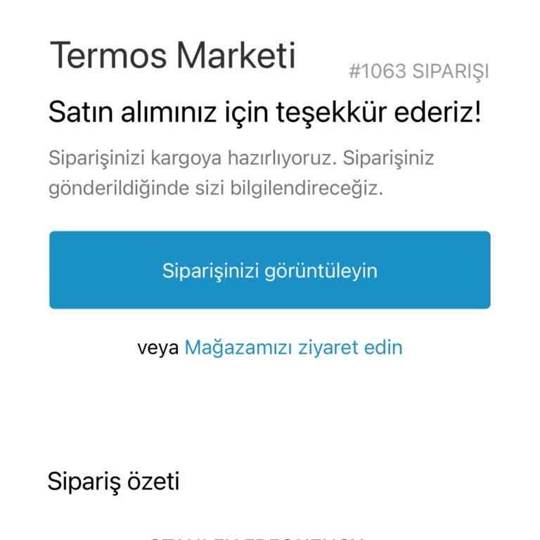 Sipariş Verdiğim Ürünle İlgili İletişim Eksikliği Yaşıyorum