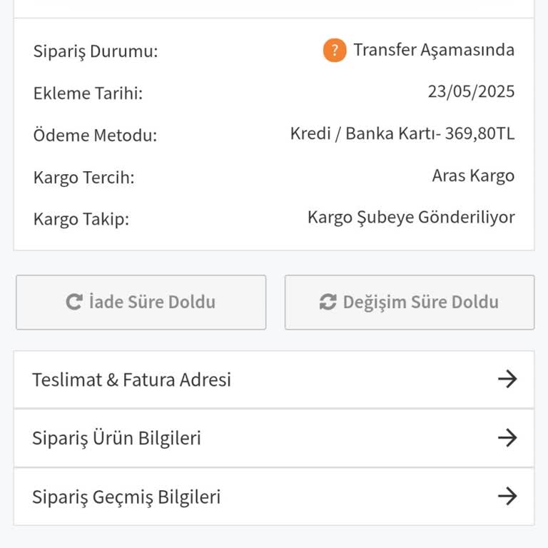 Kargomun Teslim Edilmediğini Ve İletişim Kuramadığımı Belirtiyorum