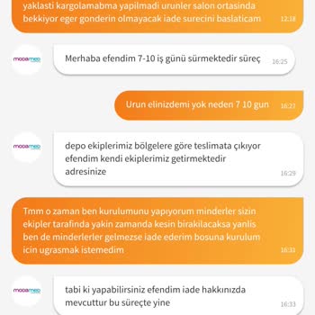 Eksik Gönderilen Minderler Ve İlgisiz Müşteri Hizmeti