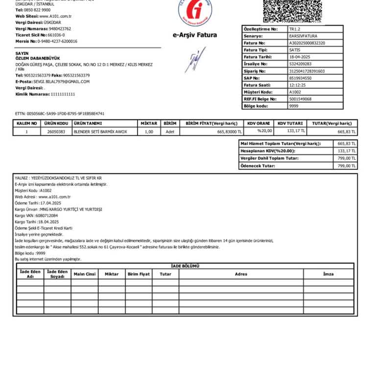 Awox Blender Setinde Arıza Ve İade Sorunu: Paramı Geri İstiyorum