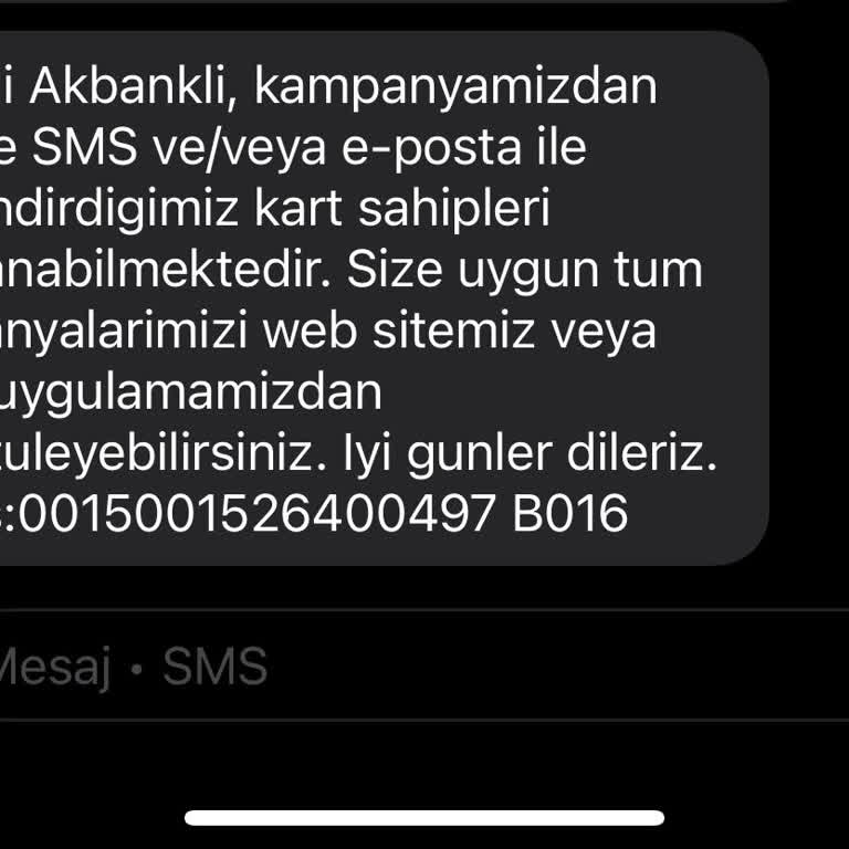 Akbank Kampanya Bilgilendirmesinde Mağduriyet Ve Güven Kaybı