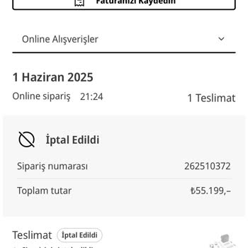 Satın Aldığım Drone Siparişi Sebepsiz İptal Edildi, Müşteri Hizmetlerinden Destek Alamadım