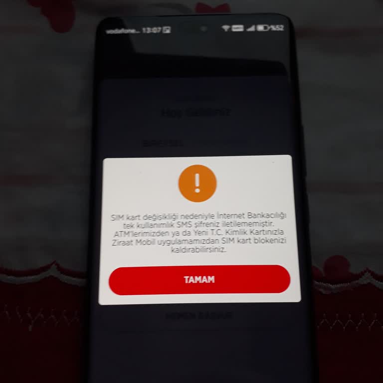 Ziraat Öğrenci Kartı Ve Sim Kart Blokesi Nedeniyle Bankacılık Hizmetlerine Erişememe