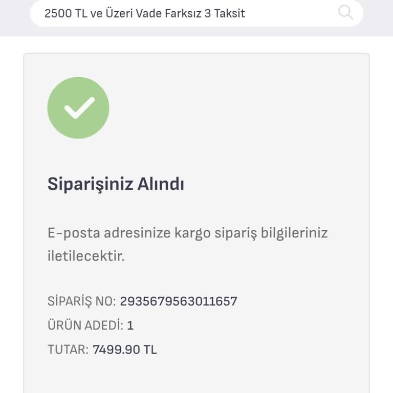 Teslimat Adresi Hatası İçin Çözüm Üretilmedi
