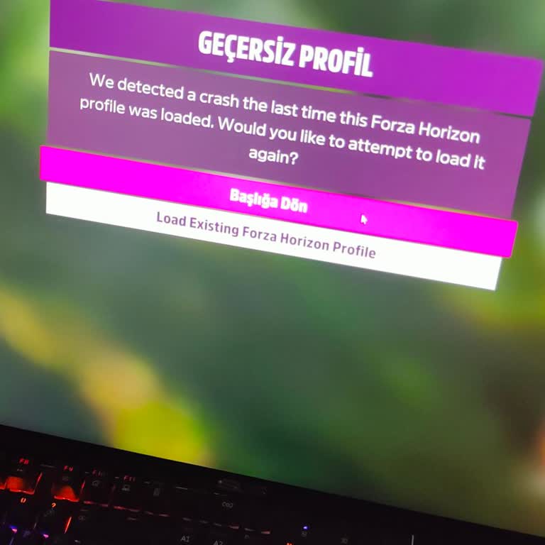Forza Horizon 5 Şikayeti