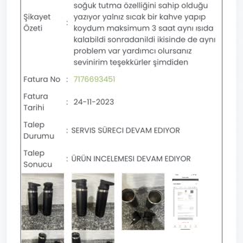 Müşteri Hizmetlerine Ulaşamıyorum, Termosumun Durumu Belirsiz