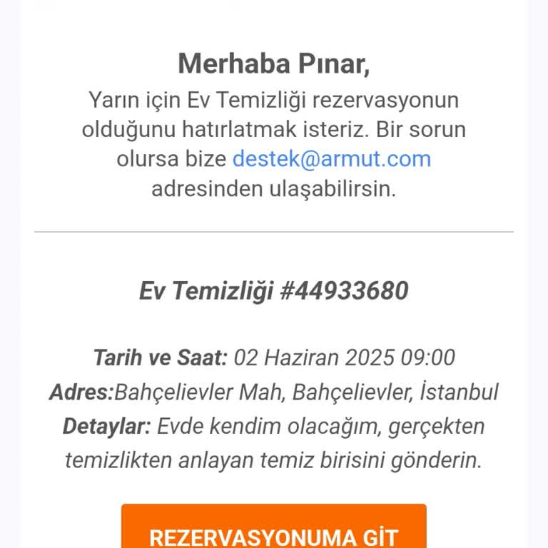 Rezervasyonum İptal Edildi, Temizlik İçin Kimse Gelmedi