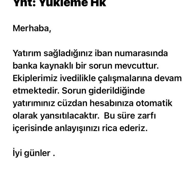 Yatırımım Hesabıma Geçmedi, Sorun Çözülmüyor!