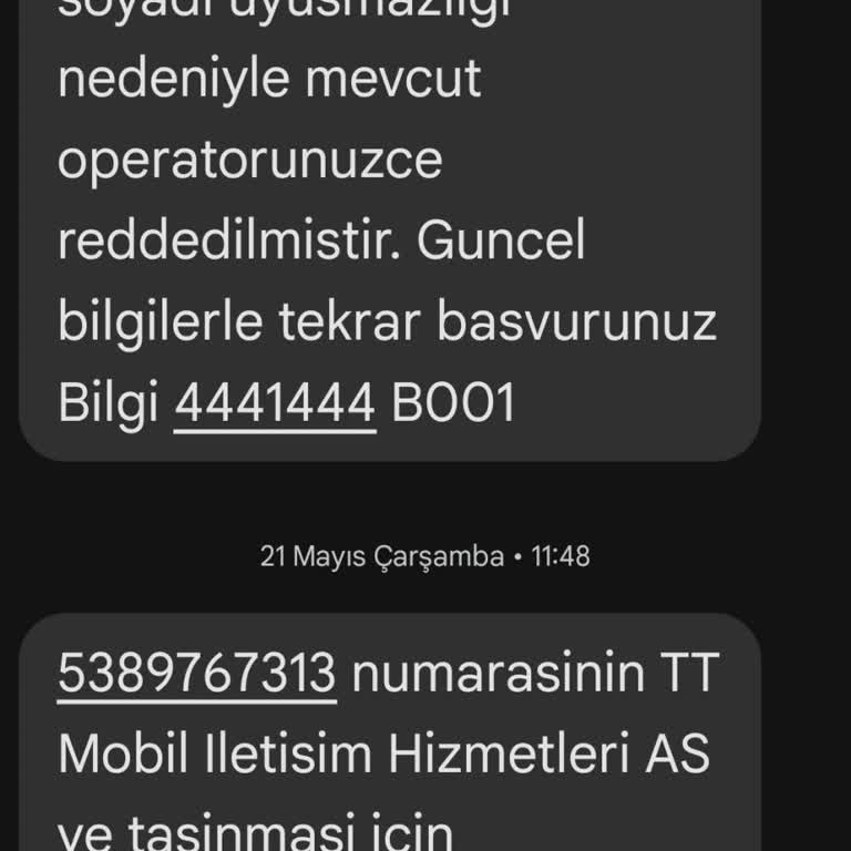 Soyadı Değişikliği Nedeniyle Hat İşlemlerinde Süreç Tıkanıklığı