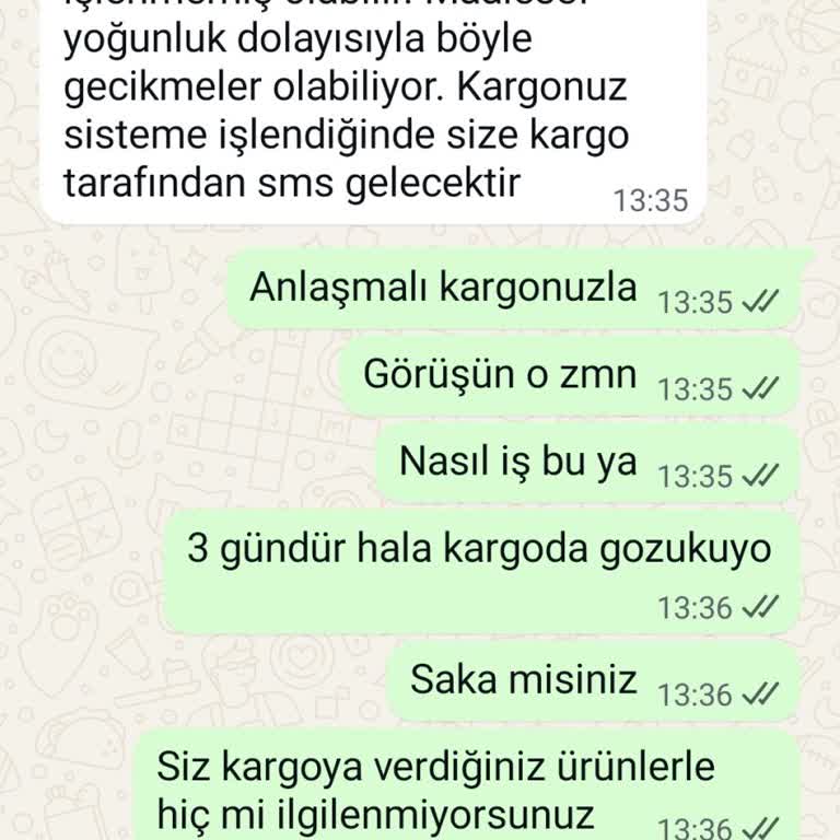 Kargo Takip Numarası Ve Müşteri Hizmetleri Sorunu