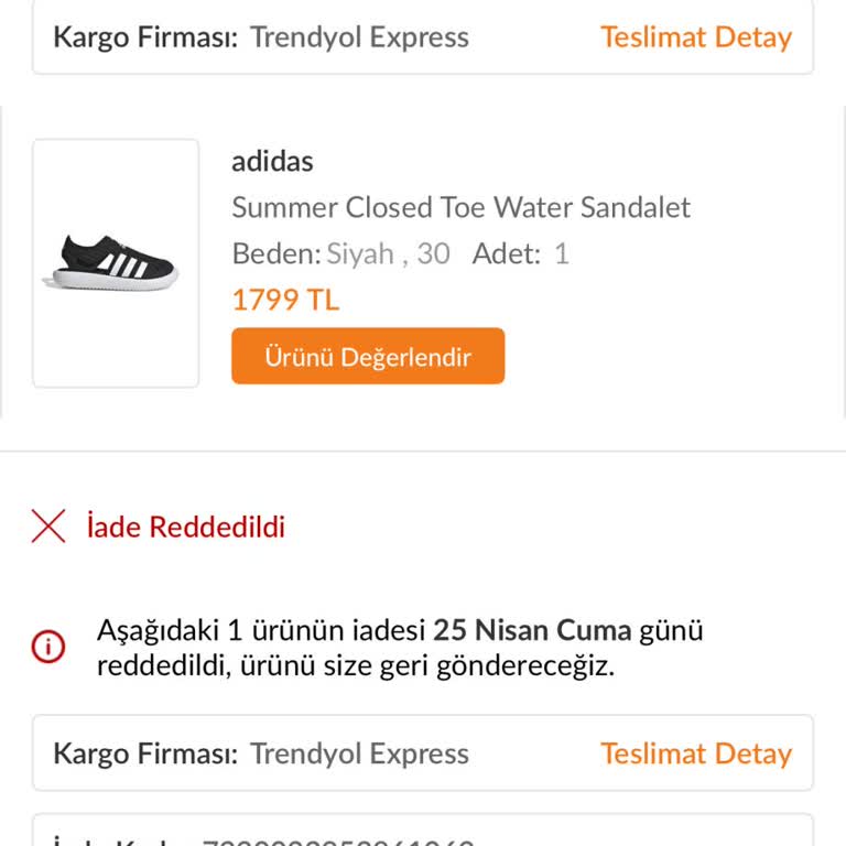 İade Edilen Ürünlerden Biri Satıcıya Ulaşmadı, Zararım Karşılanmadı