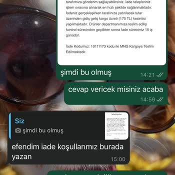 İade Edilen Ürünün Para İadesi Yapılmıyor Kargo Firması Değiştirildiği Söyleniyor