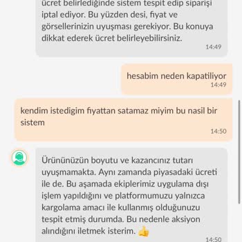 Hesabım Ucuza Satış Yaptığım İçin Haksız Yere Kapatıldı