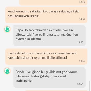 Hesabım Ucuza Satış Yaptığım İçin Haksız Yere Kapatıldı