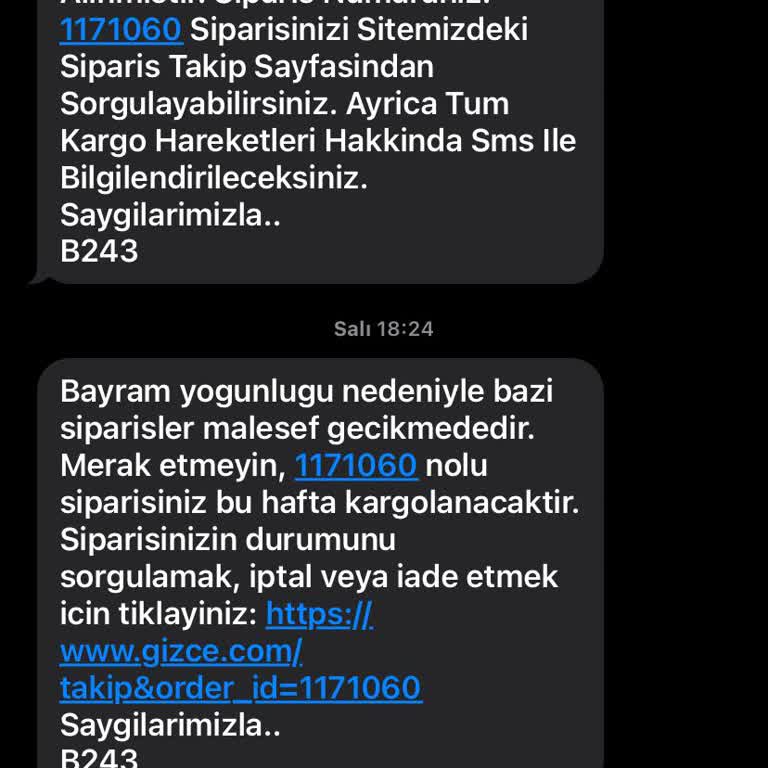 Siparişim Ortada Yok İletişim Kuramıyorum Yorumlarım Siliniyor