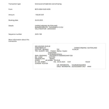 Yurt Dışından Gönderilen Euro'nun TL'ye Çevrilerek Eksik Yatırılması Ve Mağduriyet