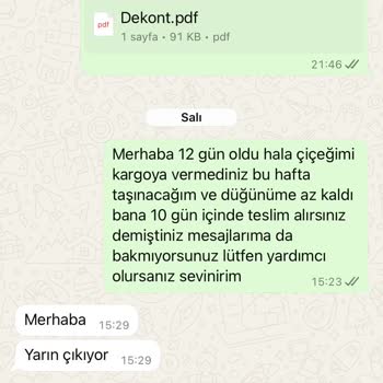 Siparişim Gönderilmedi, İletişimsizlik Ve Yanıltıcı Bilgilendirme